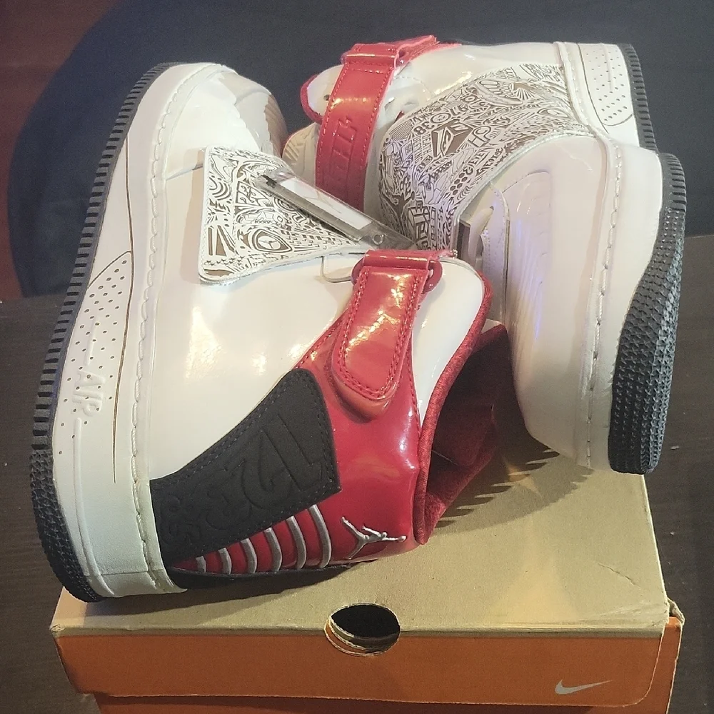 Air Jordan 20 Retro Fusion (AJF 20) "White/Varsity Red" (2008) Mens 15 BRAND NEW - Picture 7 of 13